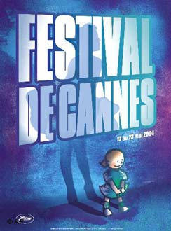 Afiche del 57o.Festival Internacional de Cine en Cannes.
