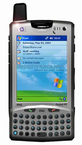Full size photo of the hp iPAQ h6300 Pocket PC Phone Edition - now finally confirmed!