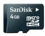 Sandisk presenta tarjeta microSD de 4GB para móviles y reproductores MP3