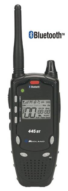 Midland 445 BT: Transceptor de radio  pmr446 con Bluetooth incorporado