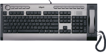 Netphone Keyboard, el teclado con teléfono VoIP incorporado