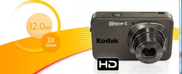 Kodak Easyshare V1273 con pantalla táctil