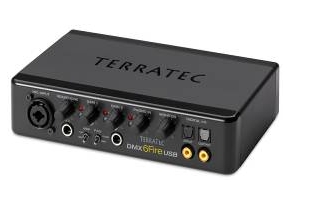 Caja de sonido actualizada DMX 6 Fire USB de TerraTec.