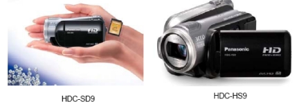 Panasonic introduce dos nuevas cámaras 3CCD Full HD 1080p:  Con tarjeta SD y un modelo híbrido SD/HDD con Disco Duro de 60GB