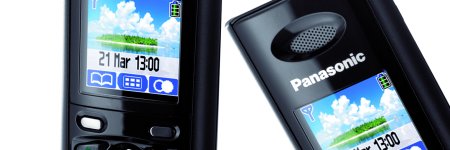 Panasonic KX-TG8200 el teléfono inalámbrico con pantalla LCD color y envio de SMSs