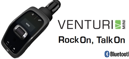 Venture Mini, manos libres y audio estereo para tu vehículo