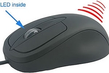 USB Infrared Warmer Mouse