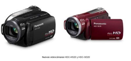 Videocámara de Panasonic HDC, almacena tus videos en el Disco duro o en tarjetas flash