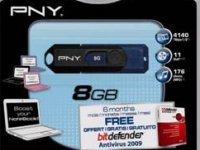 PNY lanza la llave USB de 8GB para los Mini Notebooks con el antivirus BitDefender 2009 gratis