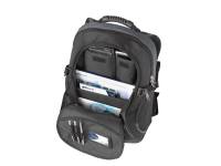 Targus XS Backpack: una mochila para el portátil con chubasquero