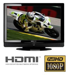 TV LCD panorámicos HANNspree de 25" y 28" 1080p Full HD