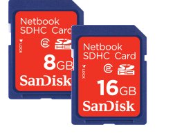 Sandisk presenta Memorias flash extraibles para Netbooks de 8 y 16 GB