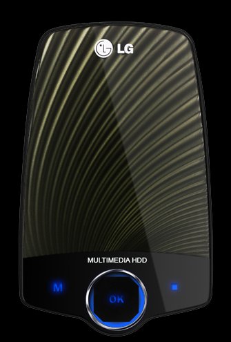 LG XF1 Mobile Theather, disco duro multimedia ultraportátil