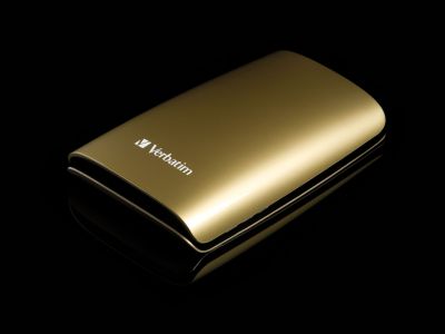 Gold HDD angled black