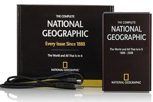 National Geographic lanza HDde 160 GB con todas sus publicaciones almacenadas desde 1.888