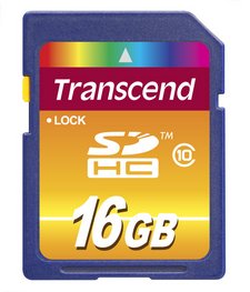 transcend SDHC Class 10 16 GB