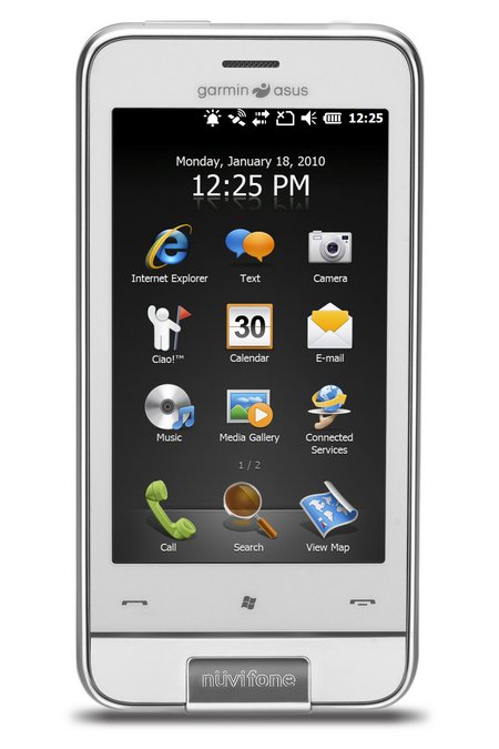 Garmin-Asus presenta nüvifone M10, un smartphone con funciones de navegador GPS Premium