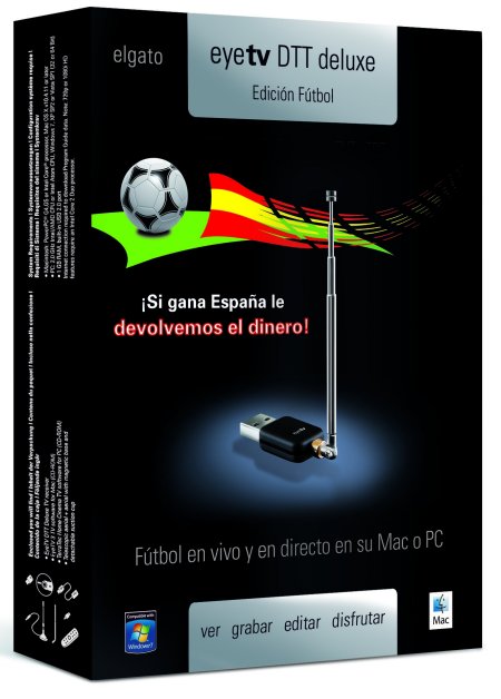 sintonizador EyeTV DTT Deluxe Edición Fútbol