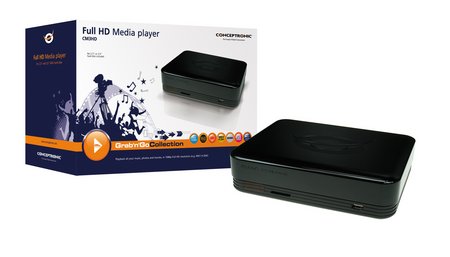 Conceptronic CM3HD Media Player con resolución Full HD 1080p