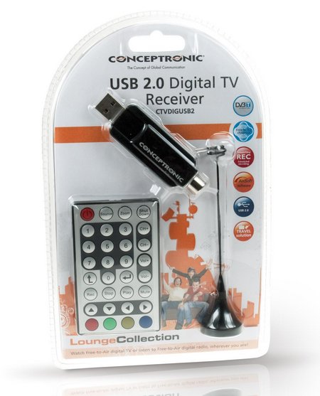Sintonizador TDT USB 2.0 digital recorder de Conceptronic