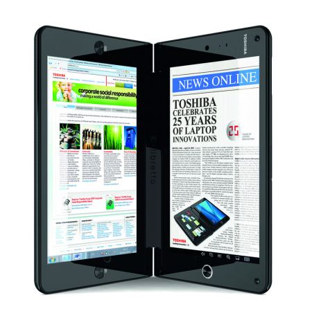 Libretto W100, tablet internet con dos pantallas