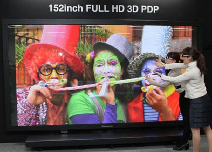 Panasonic lanza el plasma profesional Full HD 3D más grande del mundo