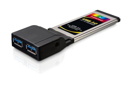 ExpressCard USB 3.0 de Transcend