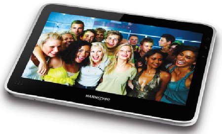 Hannspree Tablet PC, con pantalla de 10,1 pulgadas y formato panorámico