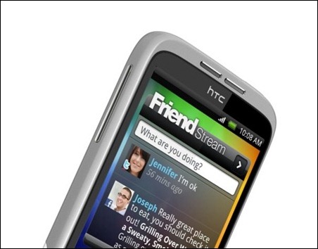 HTC Wildifire blanco-portada