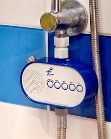 radio agua para la ducha