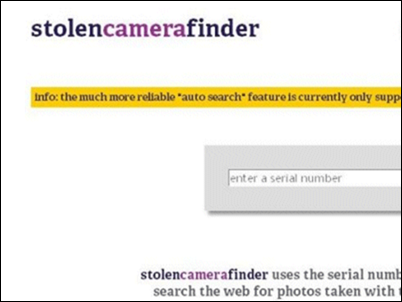 Si pierdes tu cámara de fotos, “Stolen Camera Finder” es la solución