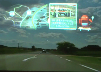 “Head-Up Display”, proyecta la información del móvil en el parabrisas del coche
