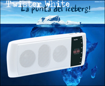NGS Twister White, la radio FM digital que te dejará "helado"
