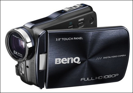 BenQ M23, videocámara Full HD con luz LED