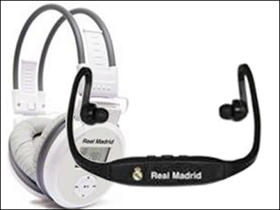 MPGtech fabricará MP3s y auriculares oficiales del Real Madrid