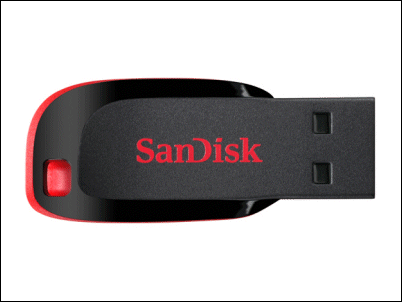 Unidad flash USB SanDisk Cruzer Blade, ‘enormemente’ pequeña