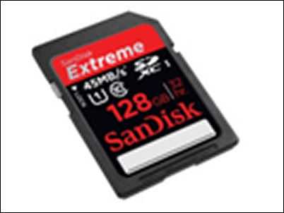 Tarjeta SanDisk Extreme SDXC UHS-I: Permite grabar hasta 10 horas de vídeo 3D Full HD