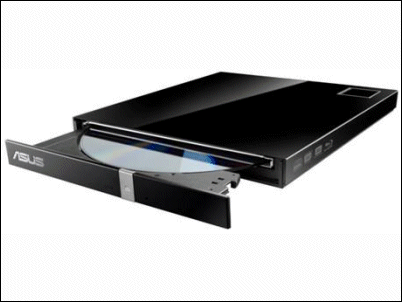 Grabadora Blu-ray externa Asus BDXL con reproducción 3D