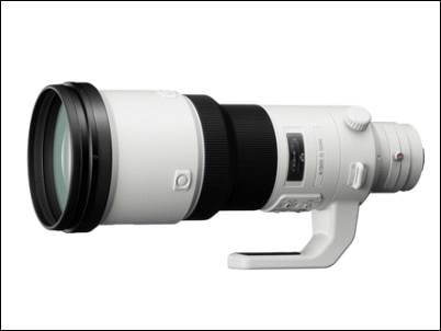 Teleobjetivo SAL500F40G idóneo para cámaras DSLR Y SLT con montura Tipo A