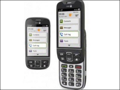 Doro muestra su móvil para mayores con conectividad 3G
