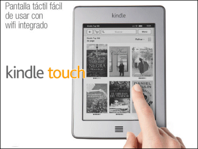 Kindle Touch llega a España el 27 de abril