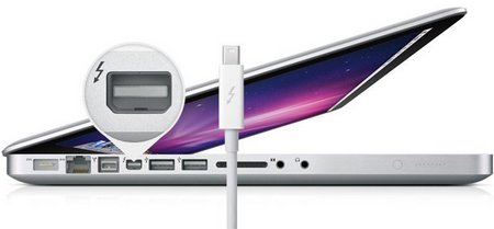 Cables Thunderbolt de Apple con fibra óptica para finales de 2012
