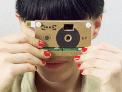 Ikea presenta su propia cámara digital de cartón