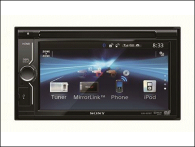 AV Centre de Sony compatible con MirrorLink