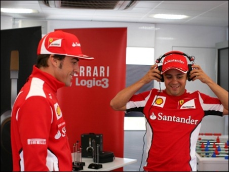 Felippe Massa y Fernando Alonso_ Colección Ferrari by Logic3_