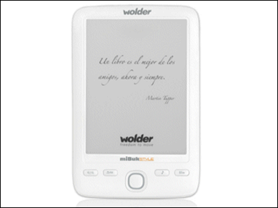 Wolder miBuk STYLE, el peso pluma de los e-readers