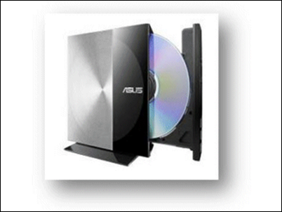 Grabadora DVD externa ASUS SDRW-08D3S-U, diseño de lujo