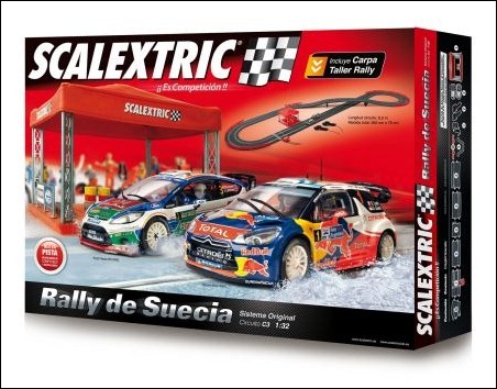 Scalextric circuito C3 Rally de Suecia