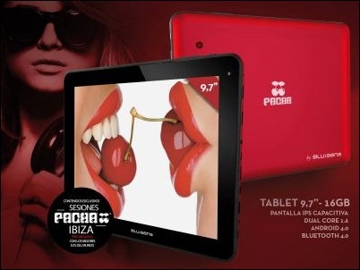 Tablet Blusens Pacha de 9,7” con toda la música de Ibiza