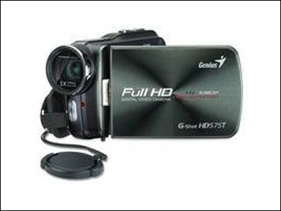 Genius G-Shot HD575T, Videocámara óptica con Vídeo Full HD y Pantalla Táctil